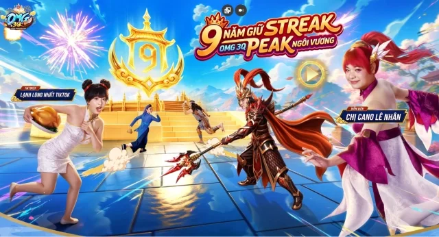 OMG 3Q bền bỉ qua gần một thập kỷ khẳng định vị thế tượng đài Tam Quốc