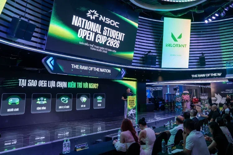 Giải đấu Thể thao điện tử sinh viên toàn quốc NSOC 2026 chính thức khởi tranh